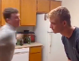 Guy gets knocked out by his friend