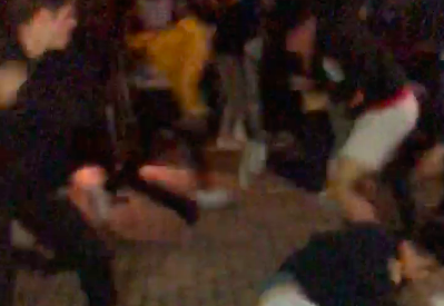 Royal rumble breaks out at a party!