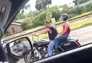 Bikers get run over after getting into a road rage incident!