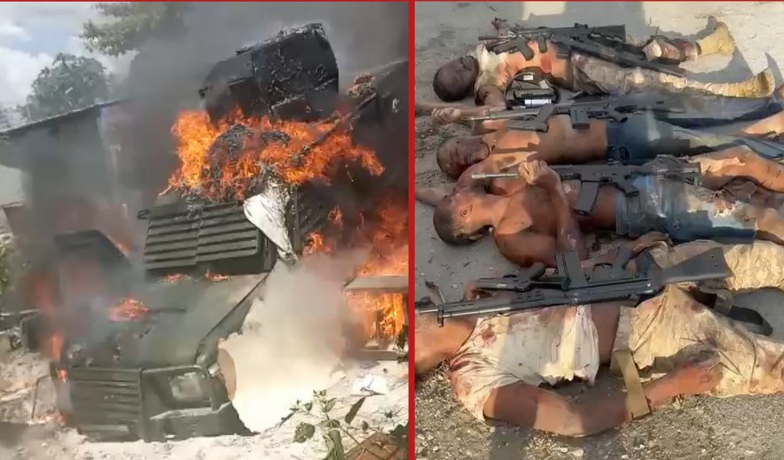 Police officers ambushed, killed, and stripped of their equipment by villagers - Haiti