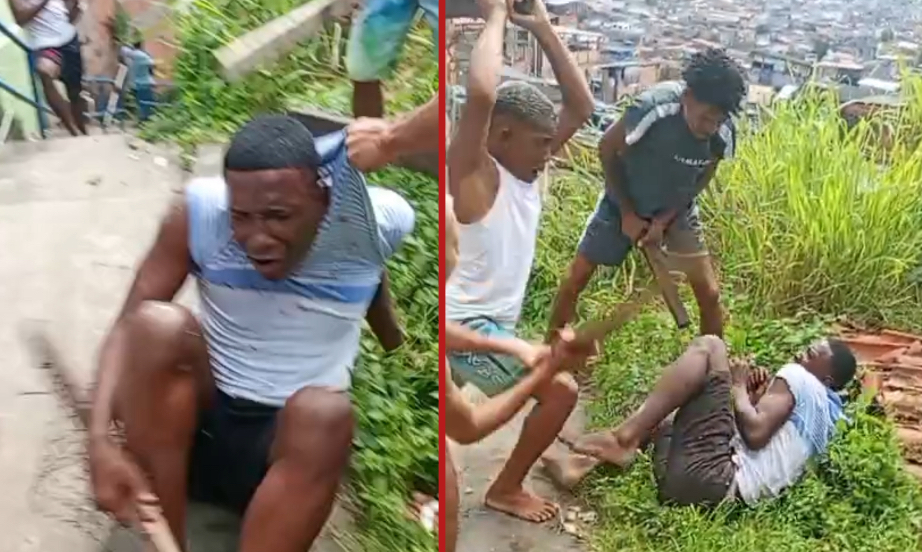 Man brutally beaten in suspected gang tribunal in Salvador - Brazil