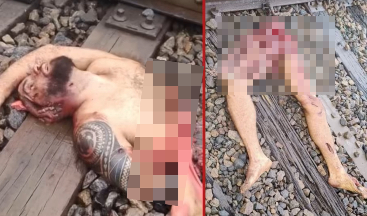 Man fatally struck by train, body severed in railway accident - Brazil