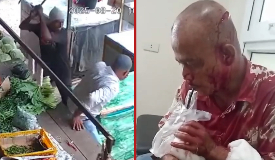 Vegetable vendor attacked with machete at market, suspect in custody - Indonesia