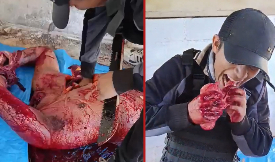 Cartel members capture rival, dismember body, and consume his organs - Mexico