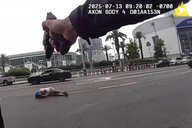 LAPD opens investigation after machete-wielding suspect shot by officers following chase and confrontation - California
