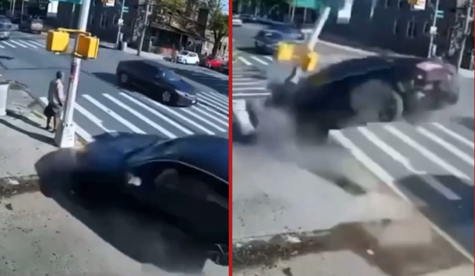 Man struck by stolen car driven by 15-year-old in Brooklyn - New York