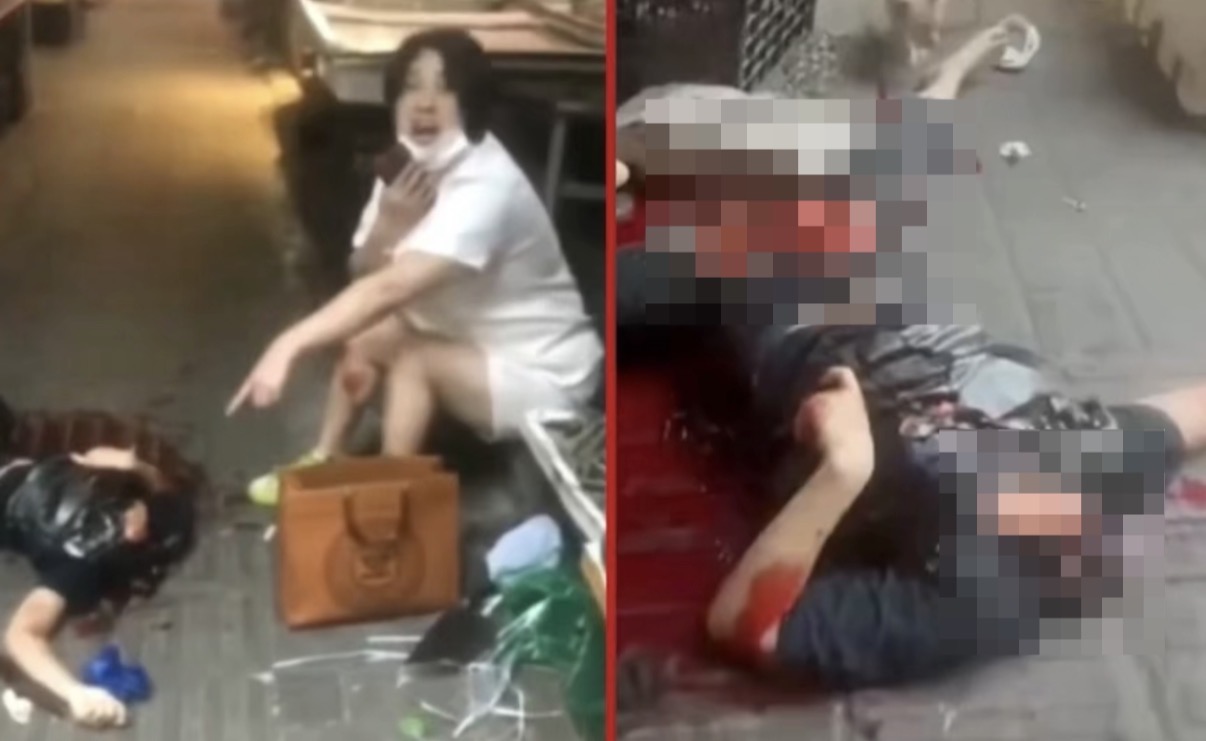 Woman beheaded outside liquor store amid family and financial dispute - China