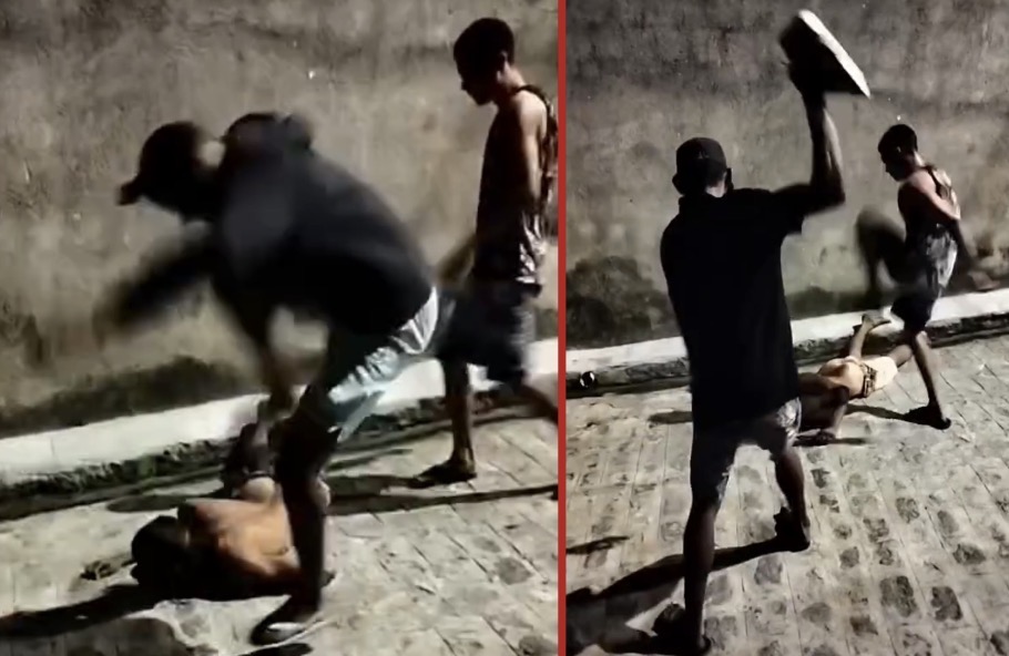 Man accused of theft beaten and bricked to death by locals - Brazil