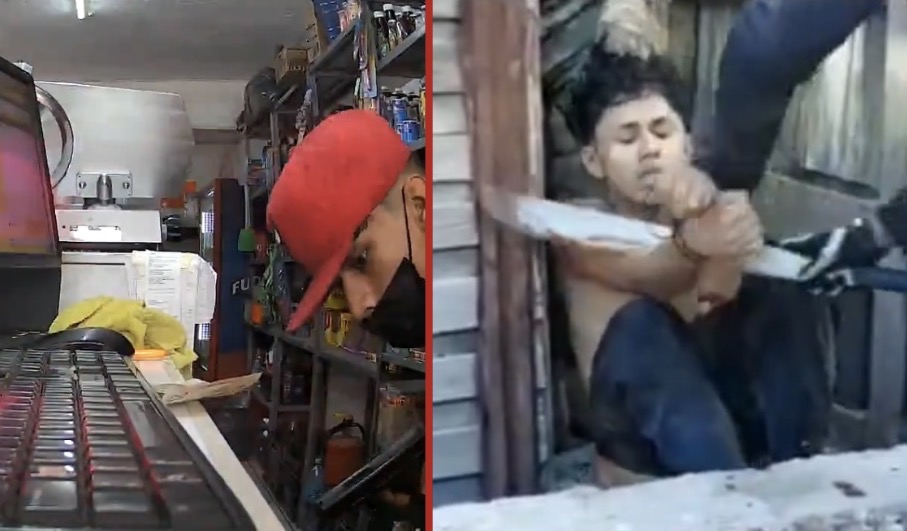 CSRL hitmen cut off young bandit’s arms before executing him on video after CCTV caught him robbing a store - Mexico