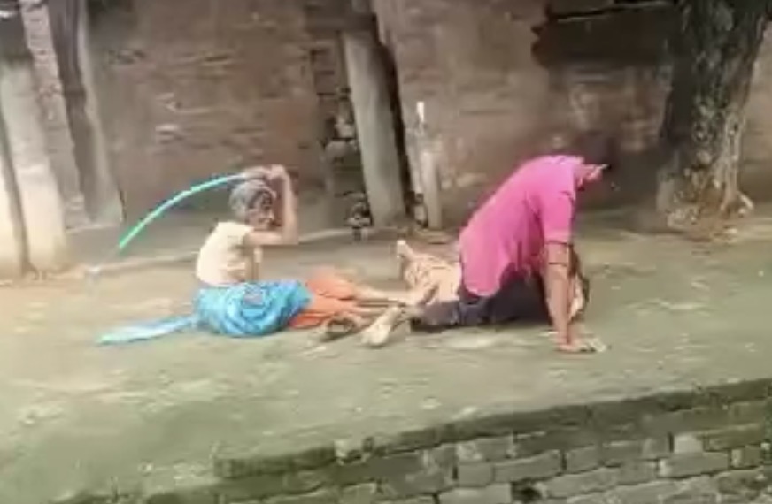 Disabled man thrashes sister-in-law after she hits elderly woman in Hardoi - India