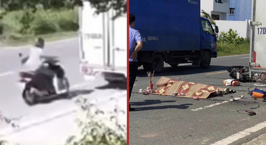 Motorcyclist dies after colliding with the rear of a parked truck - Vietnam