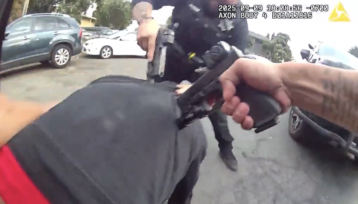 Police release video showing deadly Stockton shooting of 19-year-old who dropped and reached for gun - California