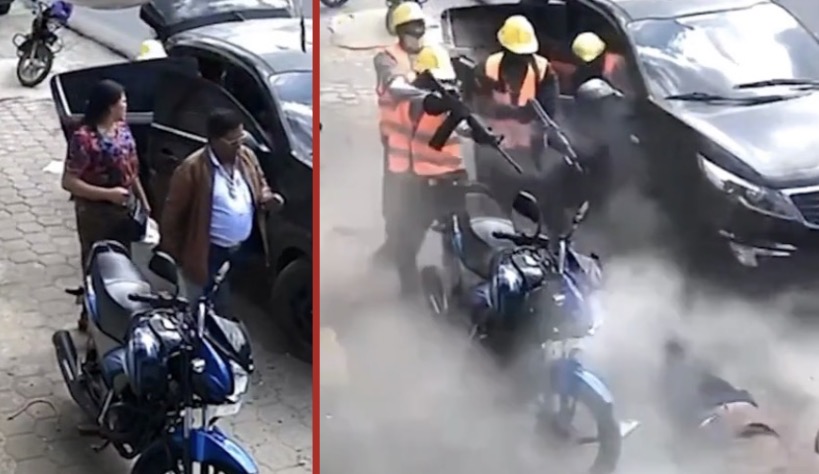 Former mayoral candidate shot dead by five gunmen armed with AK-47s disguised as construction workers - Guatemala