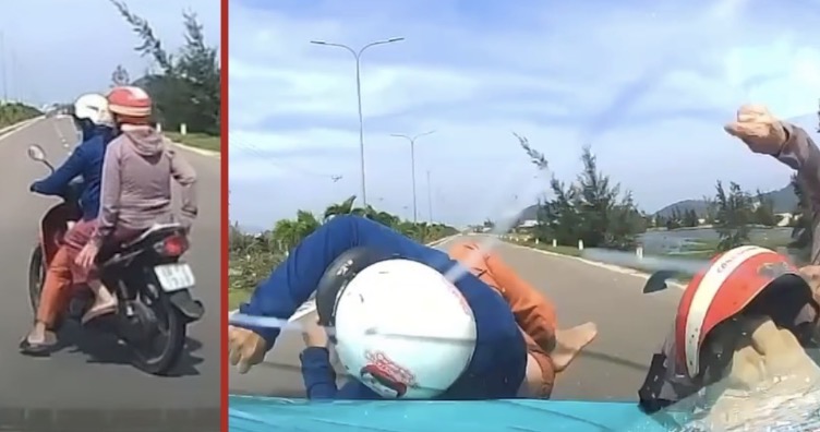 Mother killed and daughter critically injured after taxi crashes into motorcycle in Gia Lai - Vietnam
