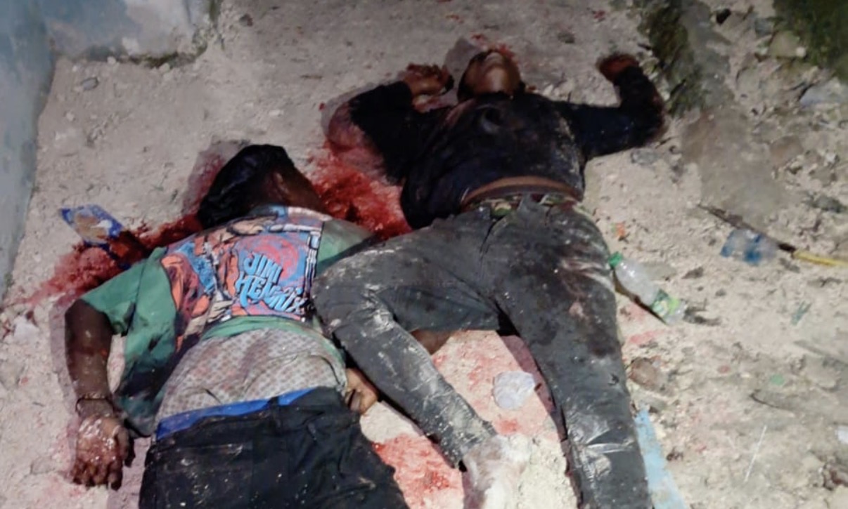 Two men kill each other in brutal knife fight over a woman in Verón - Dominican Republic