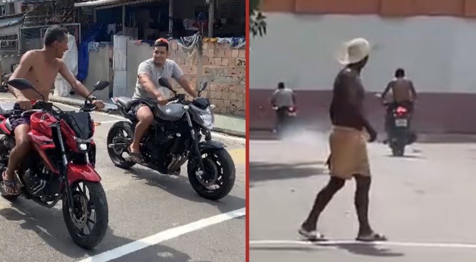 Young motorcyclist dies after losing control in illegal street race and crashing into a brick wall - Brazil