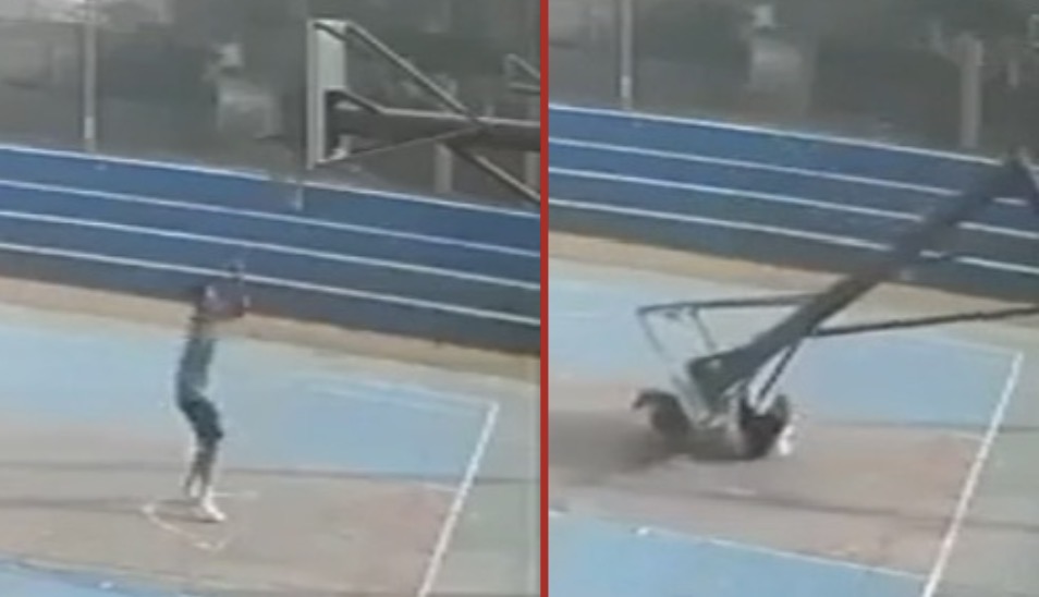 Teen basketball player crushed to death after unstable hoop collapses during practice - India