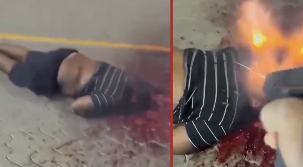 Hitmen film themselves as they brutally execute targeted gang member - Ecuador