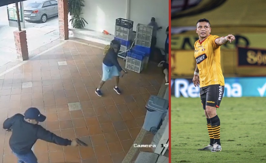 Security footage shows targeted killing of footballer Mario Pineida and woman in Guayaquil - Ecuador