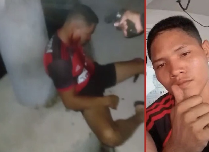 Shocking footage captures the execution of a young man in a Flavela neighbourhood - Brazil