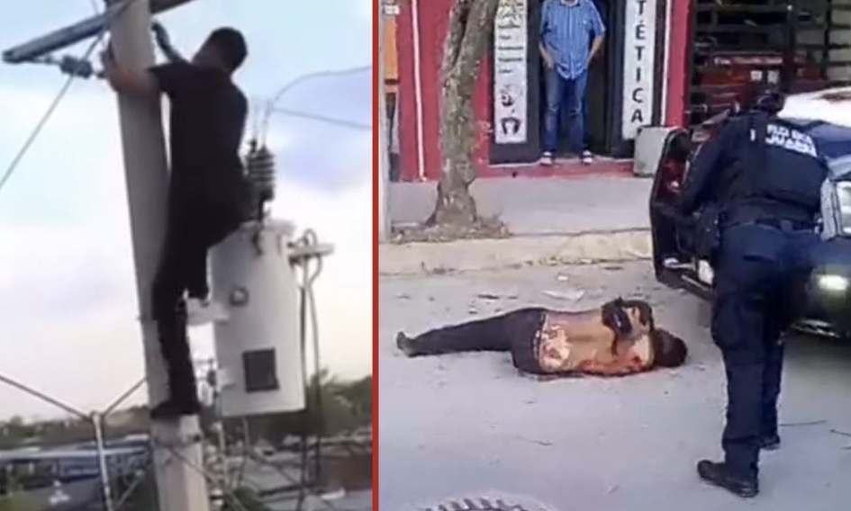 Suspected thief electrocuted while fleeing police in Juárez, Nuevo León - Mexico