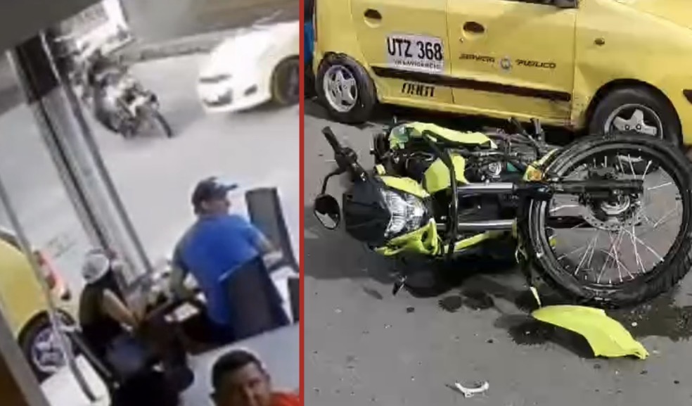 Police sub-inspector killed after being struck by a taxi during a pursuit - Colombia