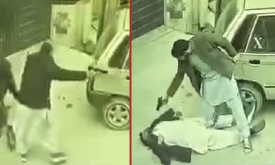 Man disarmed and shot dead with his own gun during a fight between cousins - Pakistan