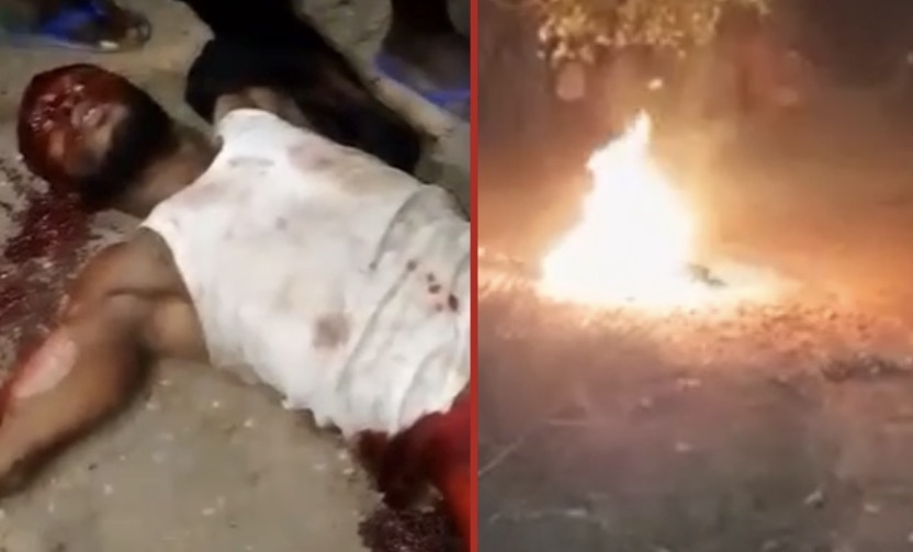 Man accused of stealing motorcycle beaten and set on fire - Nigeria
