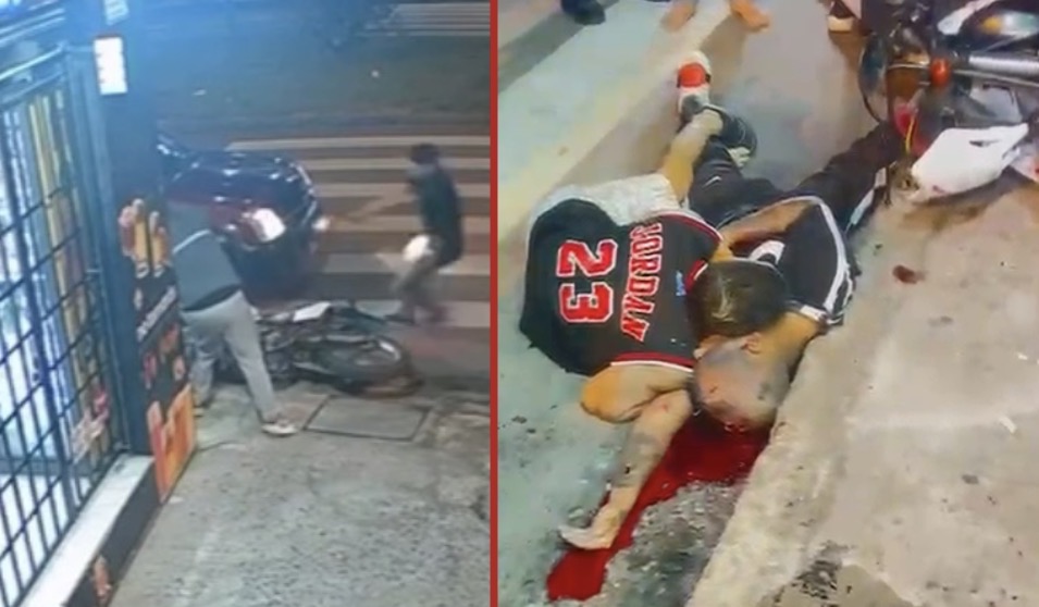 Gunmen in an SUV pull up alongside a motorcycle and open fire, killing two men - Ecuador