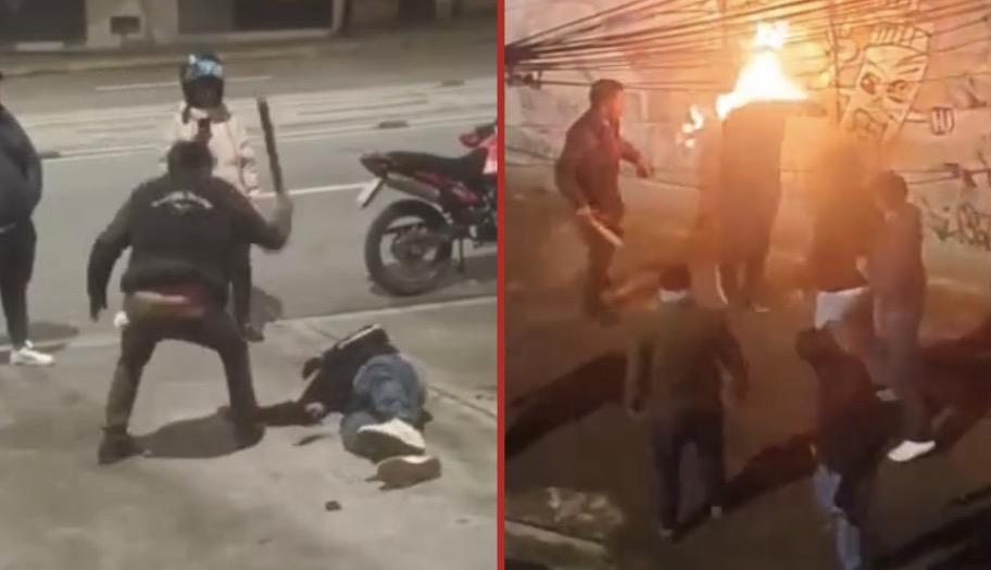 Man beaten and set on fire by a group after being accused of stealing a taxi - Ecuador