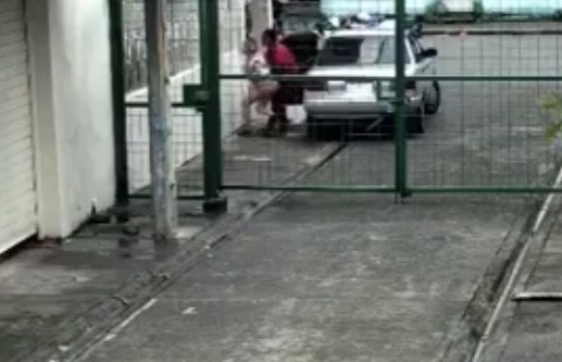 Woman violently kidnapped outside her home as family member tries to stop getaway car in Guayaquil - Ecuador