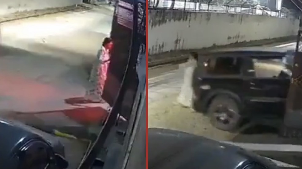 Grandmother killed in tragic accident after SUV rolls backward during parking in Farrukhabad - India