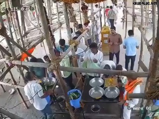 Temple roof collapses during a religious gathering, leaving multiple worshippers dead and dozens injured - India